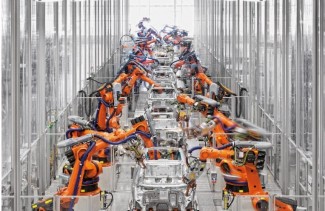 CLB53 Kuka robots in automotive factory